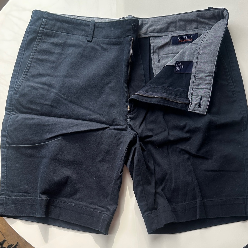 Daniel Cremieux Men's Navy Flat Front Shorts